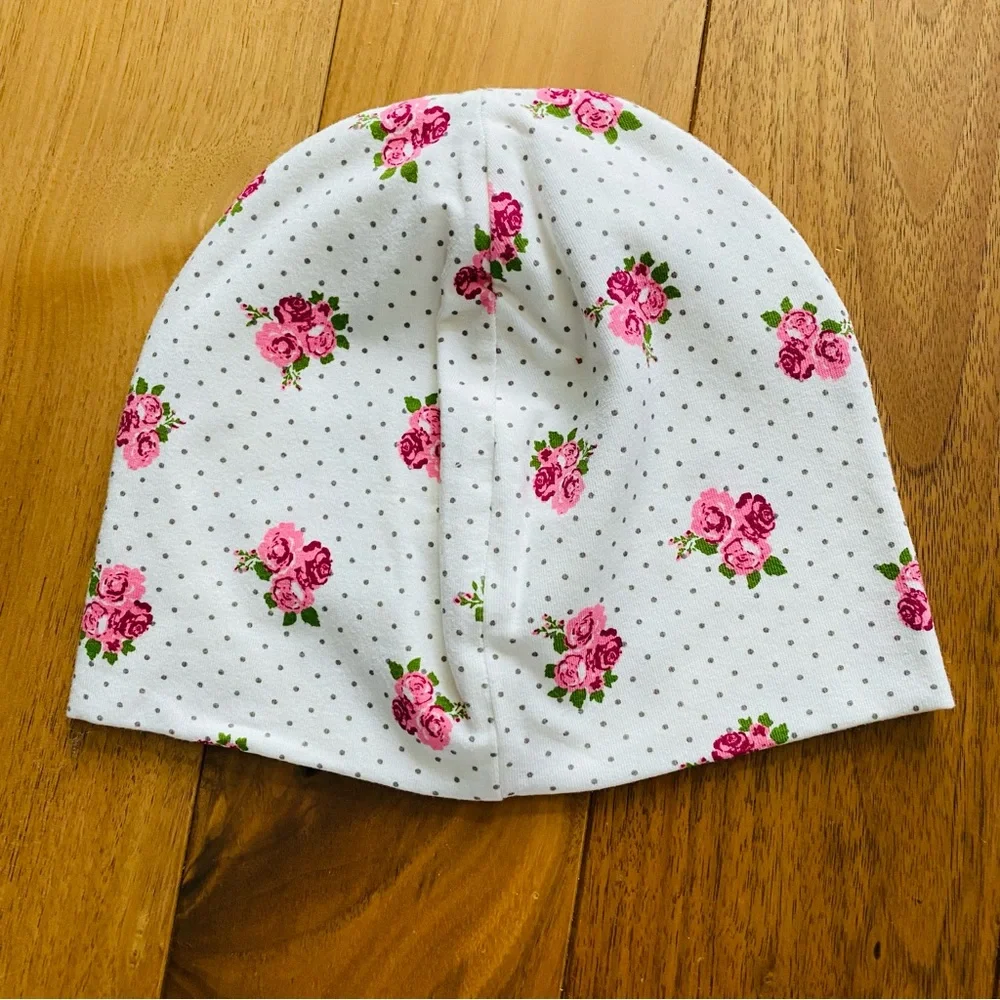 H&M Floral Hat Cotton Cottagecore Girl size 6 - 12 Months
